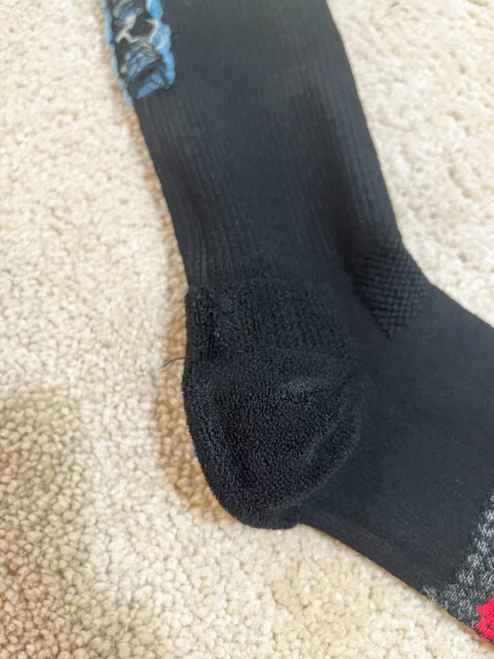 New 3-Pack BOMBAS merino wool Hex Tec Run Midweight Crew Socks Med Unisex Black